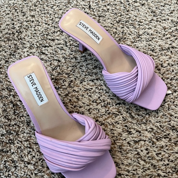 BRAND NEW Steve Madden Elated Slide Sandal (LILAC COLOR) - Picture 9 of 10